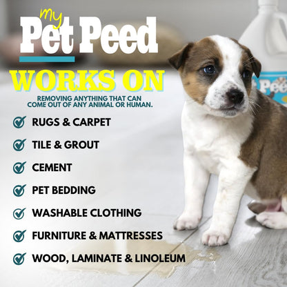 My Pet Peed - Pet Stain & Odor Remover (Two Pack - 32oz Spray Bottles)
