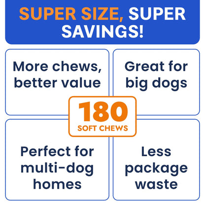 Bark&Spark Dog Probiotics & Digestive Enzymes (Gut Health) Allergy & Itchy Skin - Pet Diarrhea Gas Treatment Upset Stomach Relief Pill, Digestion Health Tummy Treat (180Ct Bacon)