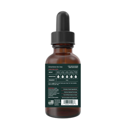 VetriScience DMG Immunity Health Easy-Dose Liquid, Vetri DMG Immune Support Supplement for Cats and Dogs, Hypoallergenic, Support Performance, Stamina, Immune Response, 30 ml