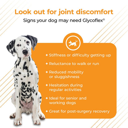 VetriScience Glycoflex 3 Clinically Proven Hip and Joint Supplement for Dogs - Maximum Strength Dog Supplement with Glucosamine, MSM, Green Lipped Mussel & DMG - 120 Chewable Tablets, Chicken Flavor