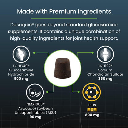 Nutramax Dasuquin Joint Health Supplement for Large Dogs - With Glucosamine, Chondroitin, ASU, MSM, Boswellia Serrata Extract, Green Tea Extract, 84 Soft Chews