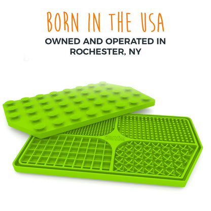 Mighty Paw Dog Lick Pad - BPA-Free Silicone Mat - Anxiety Relief, Dental Health Support, Easy Grooming, Slow Feeding, Dishwasher Safe