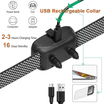 VIWIK Dog Bark Collar for Large Medium Small Dogs, Smart Bark Collar, Rechargeable Anti Barking Collar Dog Training with 4 Adjustable Sensitivity, Beep, Vibration and Shock Automatic Bark Collars
