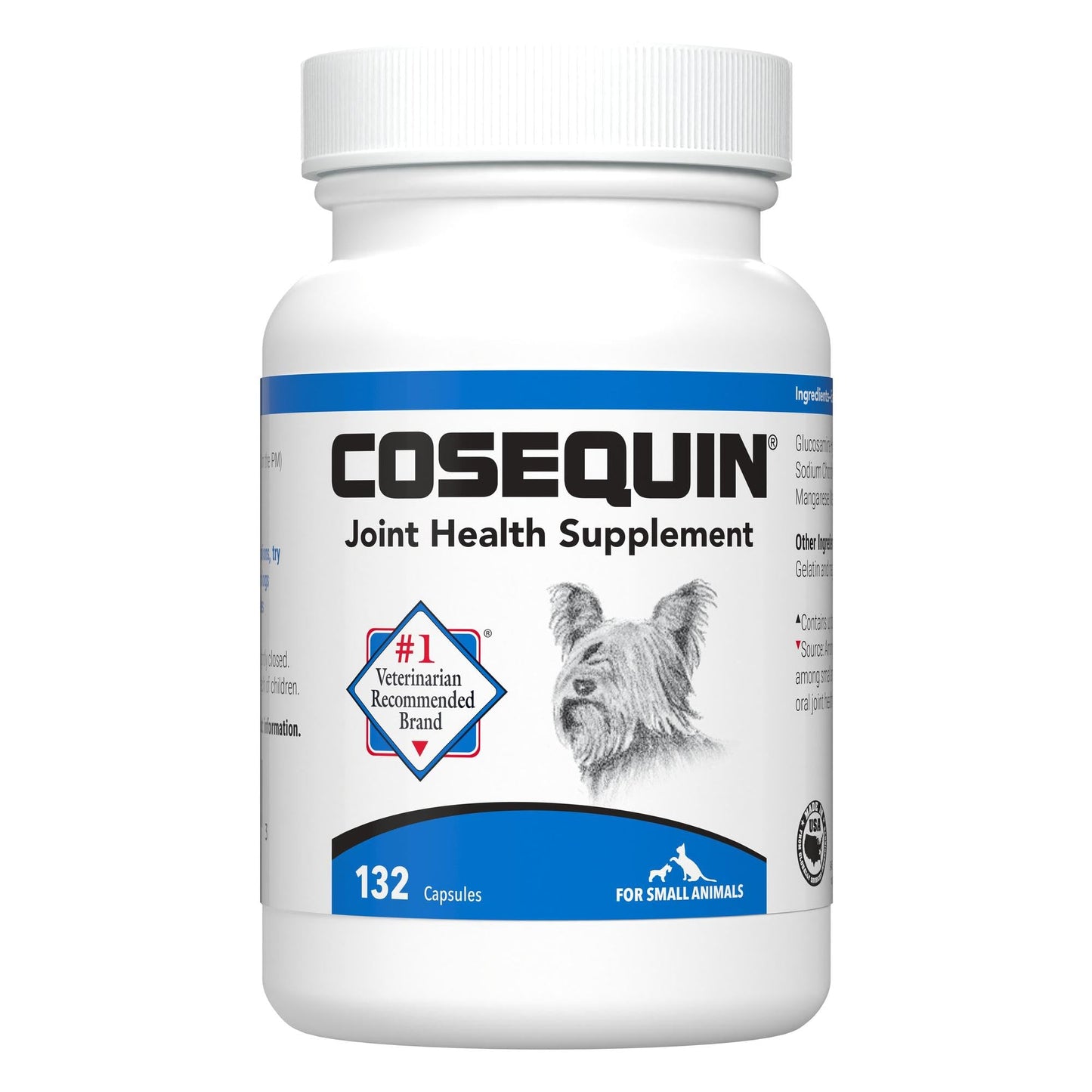Nutramax Cosequin Single Strength Joint Health Supplement for Pets, 132 Count