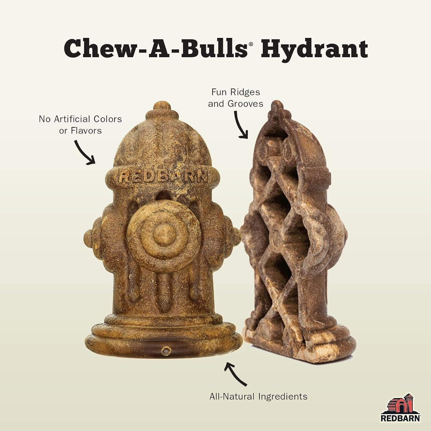 Redbarn Chew-A-Bulls (Size: Small, Shape: Hydrant, 24-Count (Pack of 1))