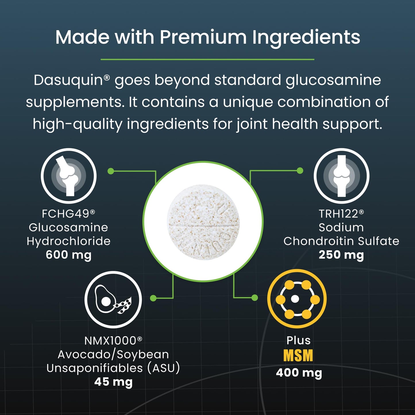 Nutramax Laboratories Dasuquin with MSM Chewables, Small/Medium Dog, 150 Count, White