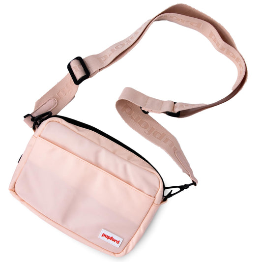Pupford Carry Bag and Training Treat Pouch, Zipper Closure, Magnetic Treat Pouch (Peach)