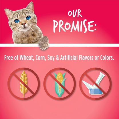 Fruitables Cat Treats, Healthy Treats For Cats, Low Calorie and Packed with Protein, Crunchy Biscuits, Free of Wheat, Corn and Soy, Made with Real Salmon and Cranberry, 2.5oz