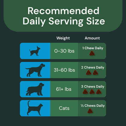 VetriScience Composure Pro Advanced - Advanced Calming Supplement for Dogs & Cats - Calming Aid Soft Chews - Chewable Calming Supplement - Advanced Calming Bite Formula - 45 Chews