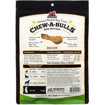 Redbarn Chew-A-Bulls (Size: Large, Shape: Brush, 6-Count (Pack of 1))