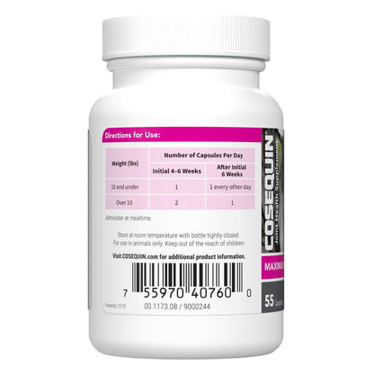 Nutramax Cosequin Joint Health Supplement for Cats - With Glucosamine and Chondroitin, 55 Capsules