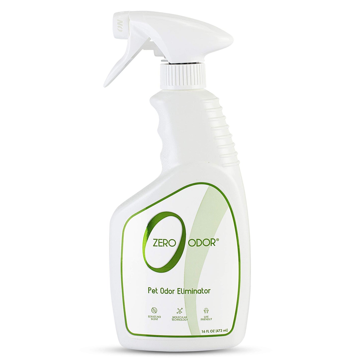 Zero Odor - Pet Odor Eliminator for Strong Odor, Eliminate Air & Surface Odors – Patented Molecular Technology Best For Carpet, Furniture, Beds Smell Great Again (Over 400 Sprays Per Bottle)