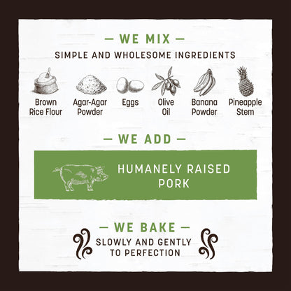 Earth Animal No Hide Strips Pork Flavored Natural Treats | No Rawhide | Quick & Thin Dog Chews | 1.5 Oz
