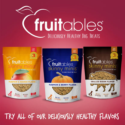Fruitables Skinny Minis Grain Free Soft Treats for Dogs | Watermelon Flavor | 5 Ounces (2607)