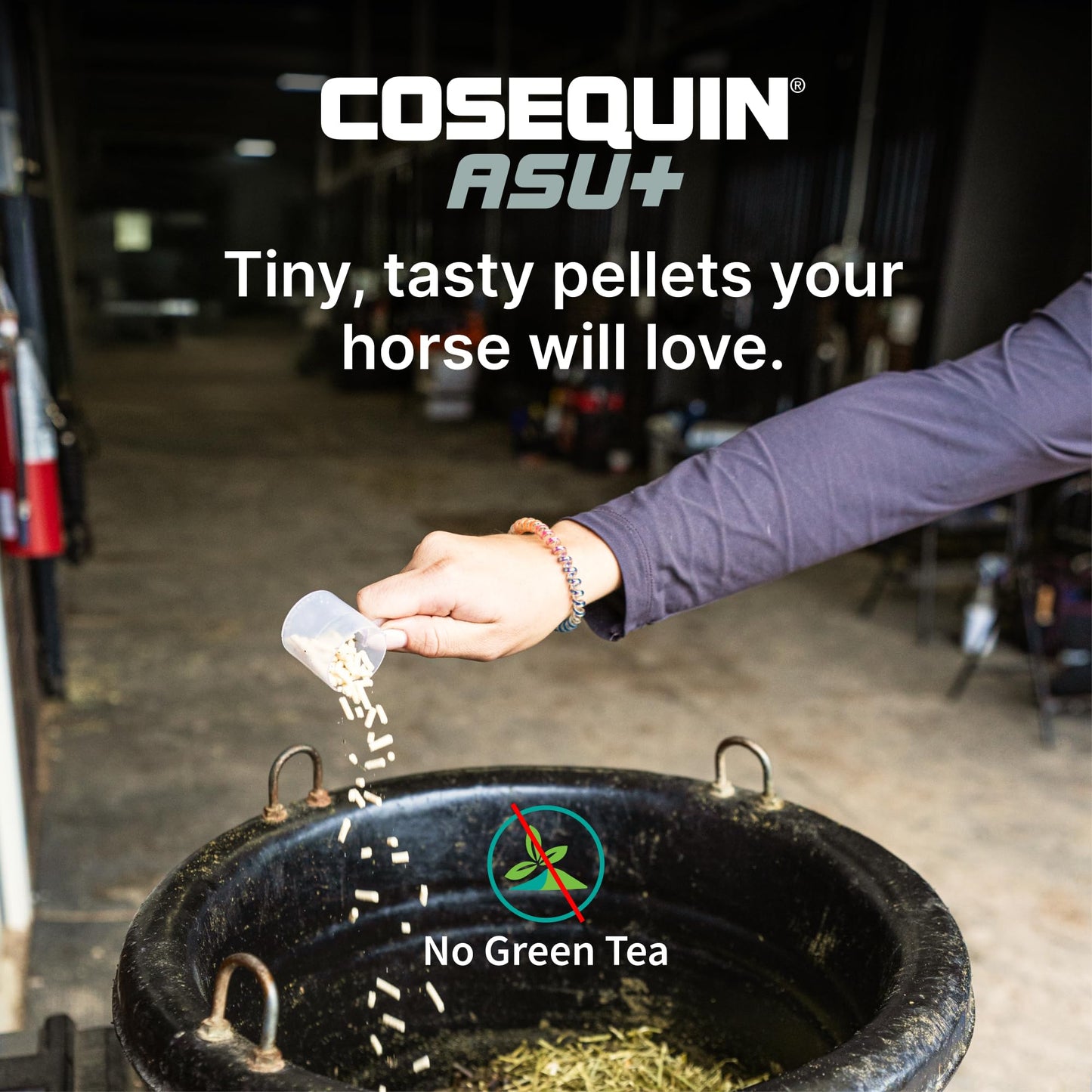Nutramax Cosequin ASU Plus Joint Health Supplement for Horses - Pellets with Glucosamine, Chondroitin, MSM, ASU, ALA, and Hyaluronic Acid, 1050 Grams
