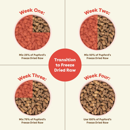 Pupford Good Dog Food, Freeze-Dried Raw, High-Protein, Superfood Ingredients, Vet-Approved, No Fillers or Artificial Additives (Beef Recipe, 25 oz)