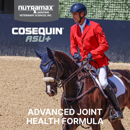 Nutramax Cosequin ASU Plus Joint Health Supplement for Horses - Pellets with Glucosamine, Chondroitin, MSM, ASU, ALA, and Hyaluronic Acid, 1050 Grams