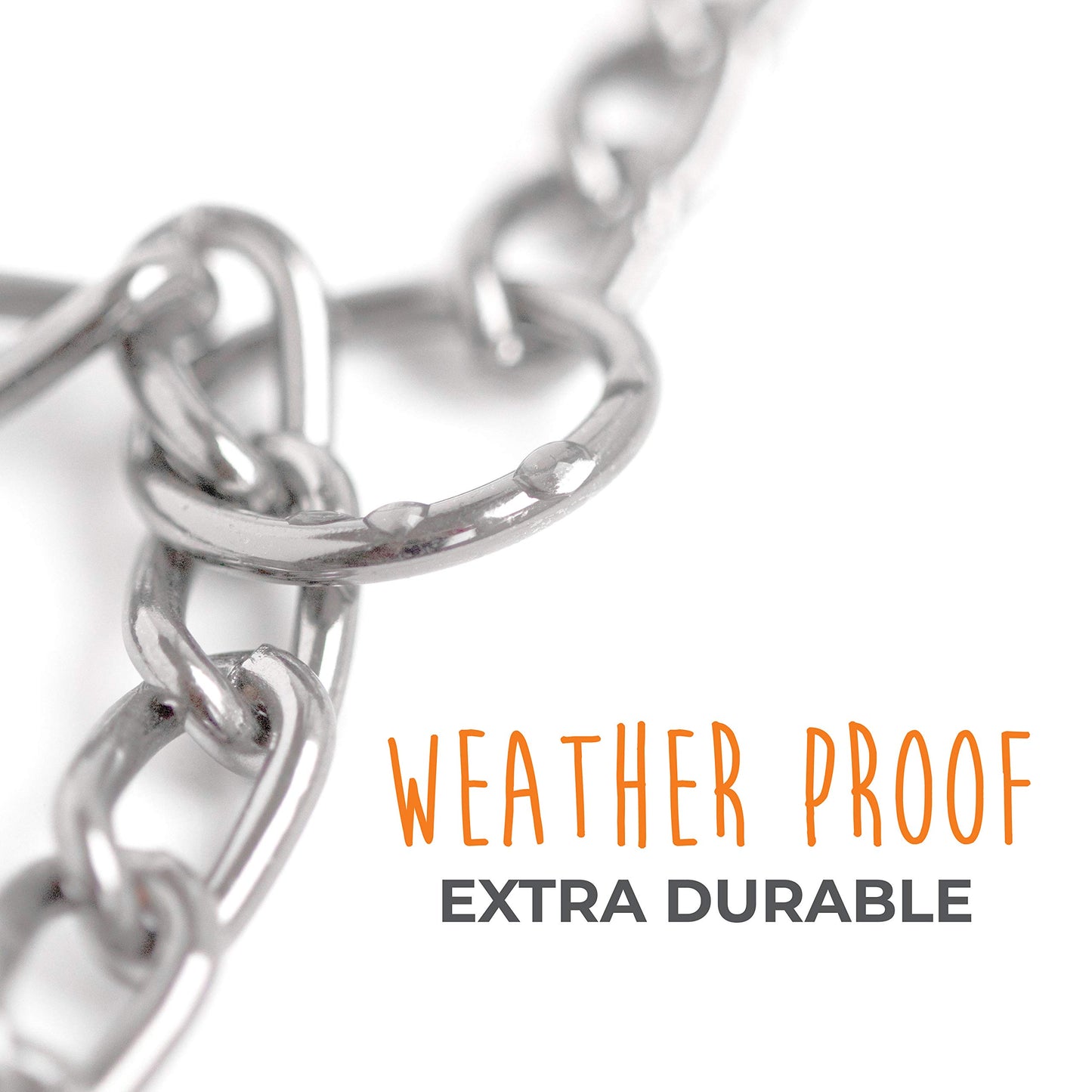 Mighty Paw Martingale Training Dog Collar - Modified Slip Chain - Trainer Approved - No More Pulling - for All Breed Sizes - No Pulling Dog Collar - Stainless Chain - Martingale - (20")