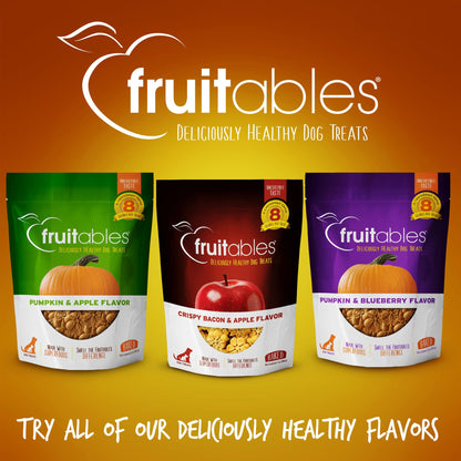 Fruitables Baked Dog Treats – Healthy Low Calorie – Free of Wheat, Corn and Soy – Pumpkin and Banana – 12 Ounces (Pack of 2)