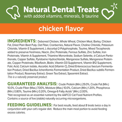 WHIMZEES Wellness Cat Dental Treats, Natural Chews, Chicken Flavor, (4.5 Ounce Bag)