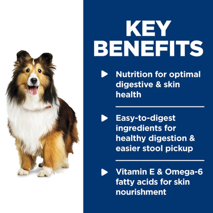 Hill's Science Diet Sensitive Stomach & Skin, Adult 1-6, Stomach & Skin Sensitivity support, Wet Dog Food, Turkey & Rice Stew, 12.5 oz Can, Case of 12