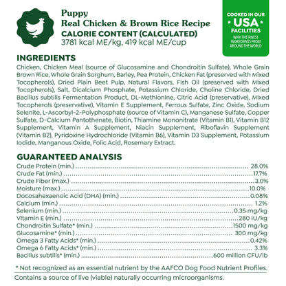 Greenies Smart Essentials Puppy High Protein Dry Dog Food Real Chicken & Brown Rice Recipe, 13.5 lb. Bag
