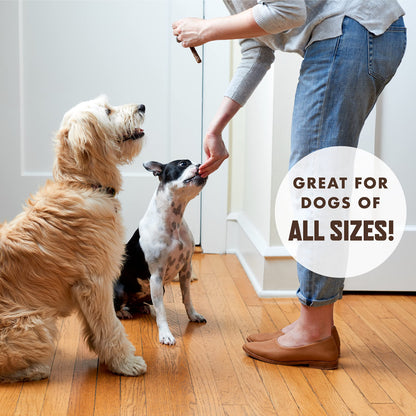 Rocco & Roxie Soft Dog Treats - Beef Jerky Sticks for Senior Dogs & Puppies - Best Training Treats for Small, Medium & Large Breeds - 1lb