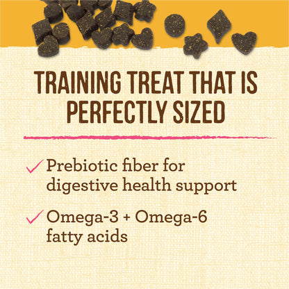 Merrick Lil’ Plates Grain Free Small Dog Treats, Natural Training Treats For Small Dogs, Lil’ Chunky Chicken - 5 oz. Pouch