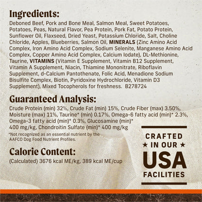 Merrick Premium Grain Free Dry Adult Dog Food, Wholesome And Natural Kibble, Real Texas Beef And Sweet Potato - 22.0 lb. Bag